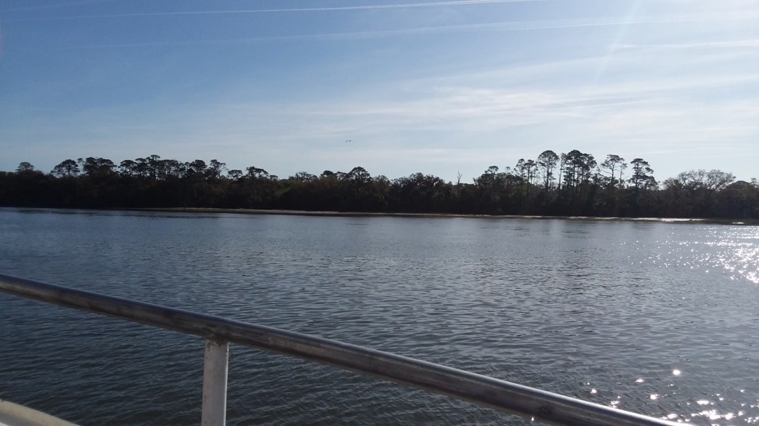 approaching cumberland island