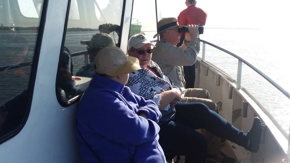 Barb on board with new friends