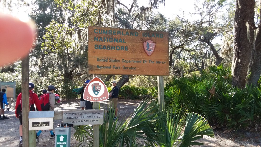 entrance to the park