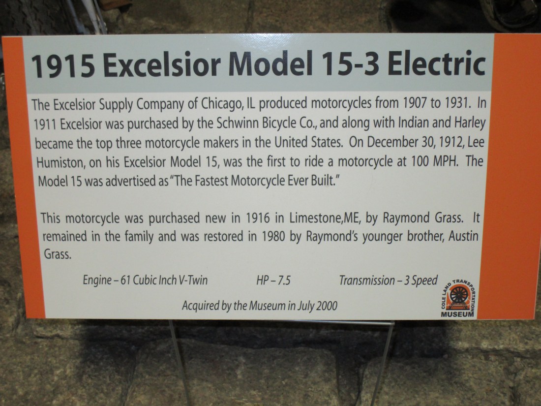 1915 excelsior electric motorcycle explained better picture