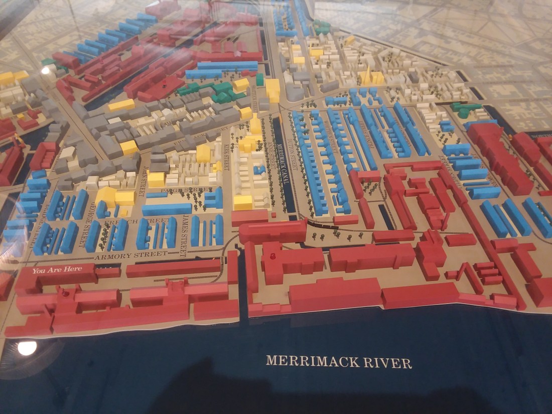 boott cotton mills model of complex in 19th century