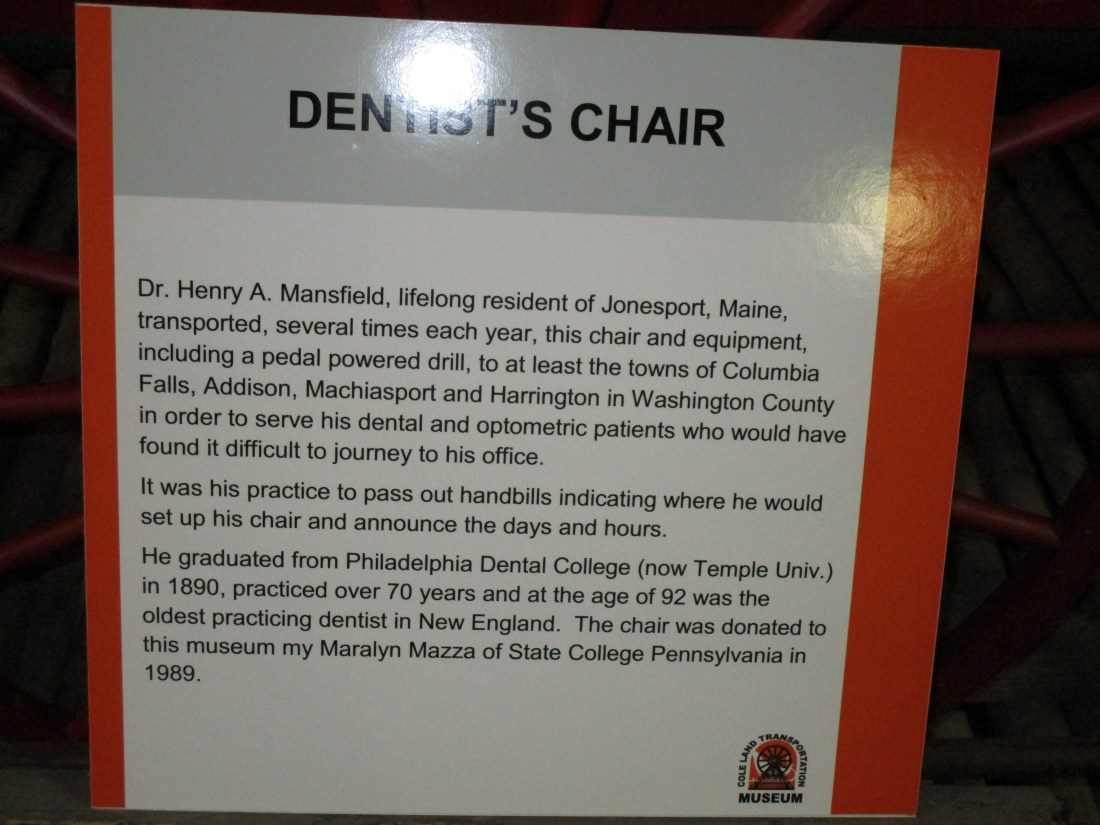 buckboard wagon dentist chair explained