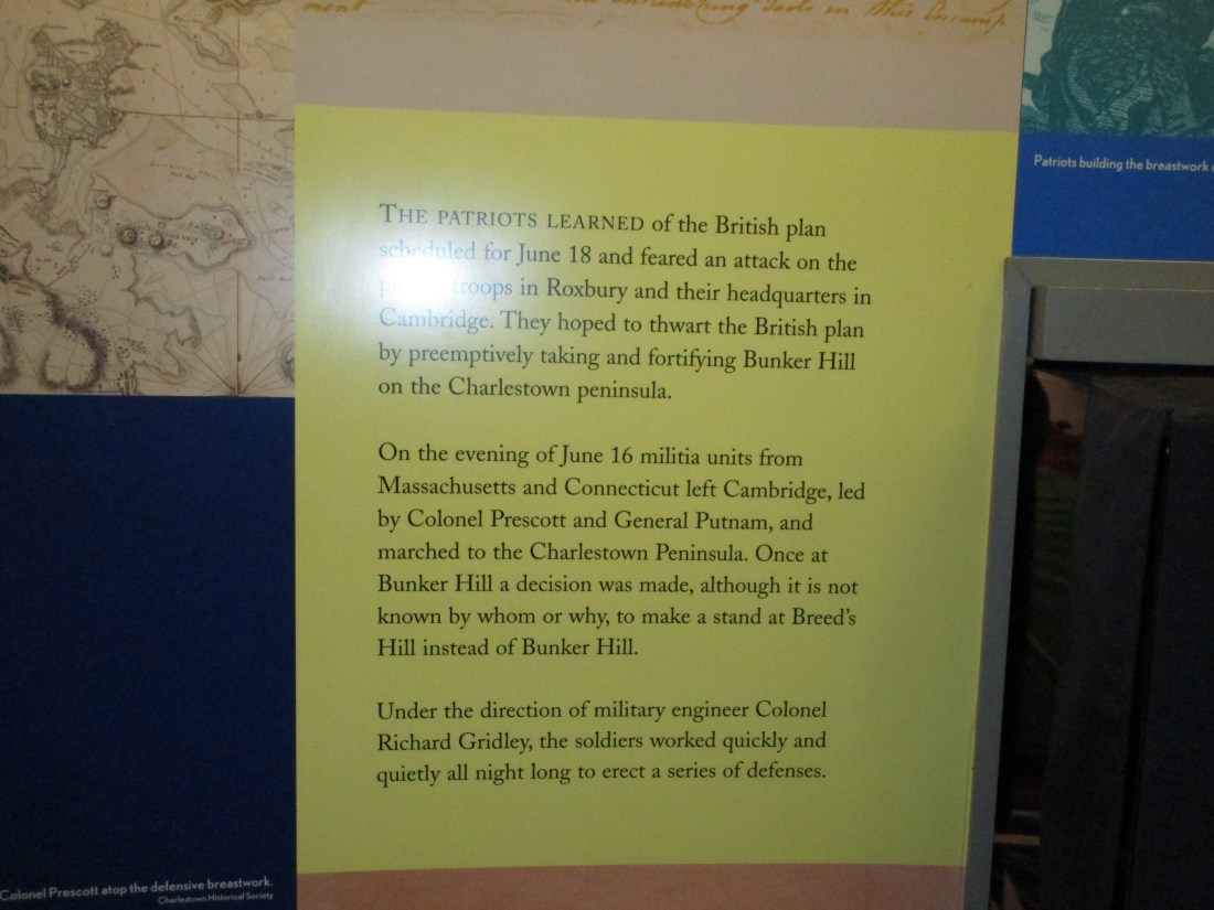 bunker hill start of construction of defensive works