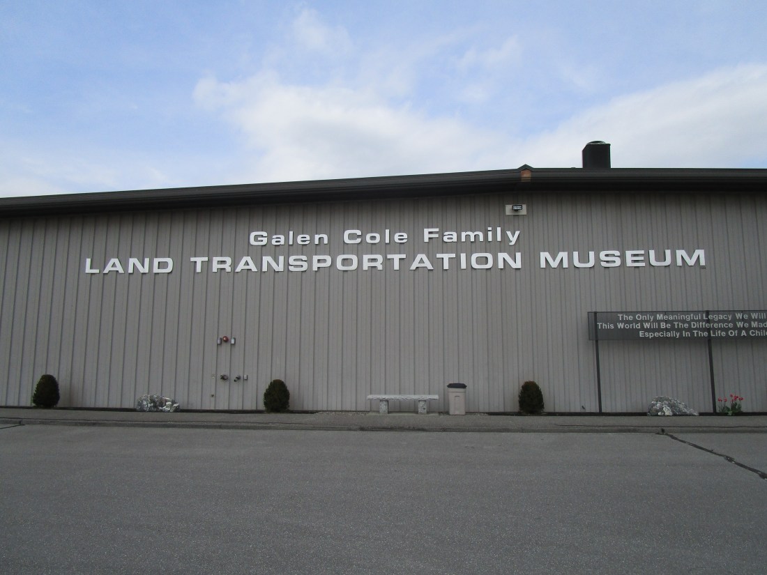Cole Museum Front and Name