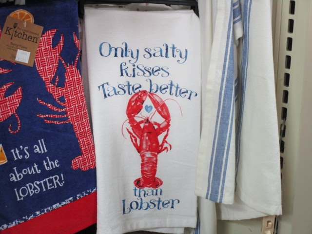 five and dime lobster towel