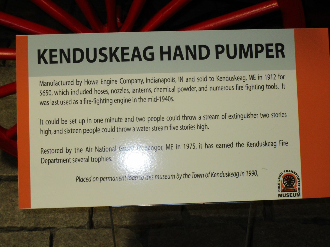 Kenduskeag hand pumper explained