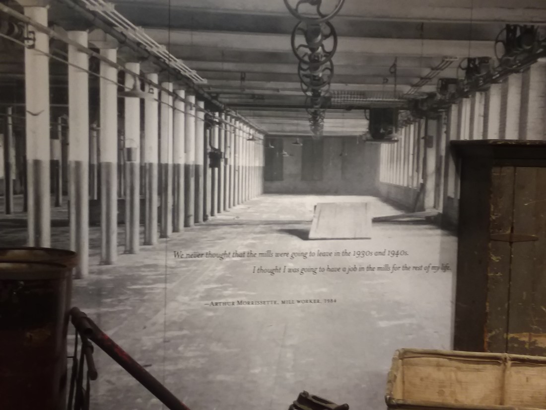 lowell empty weave room