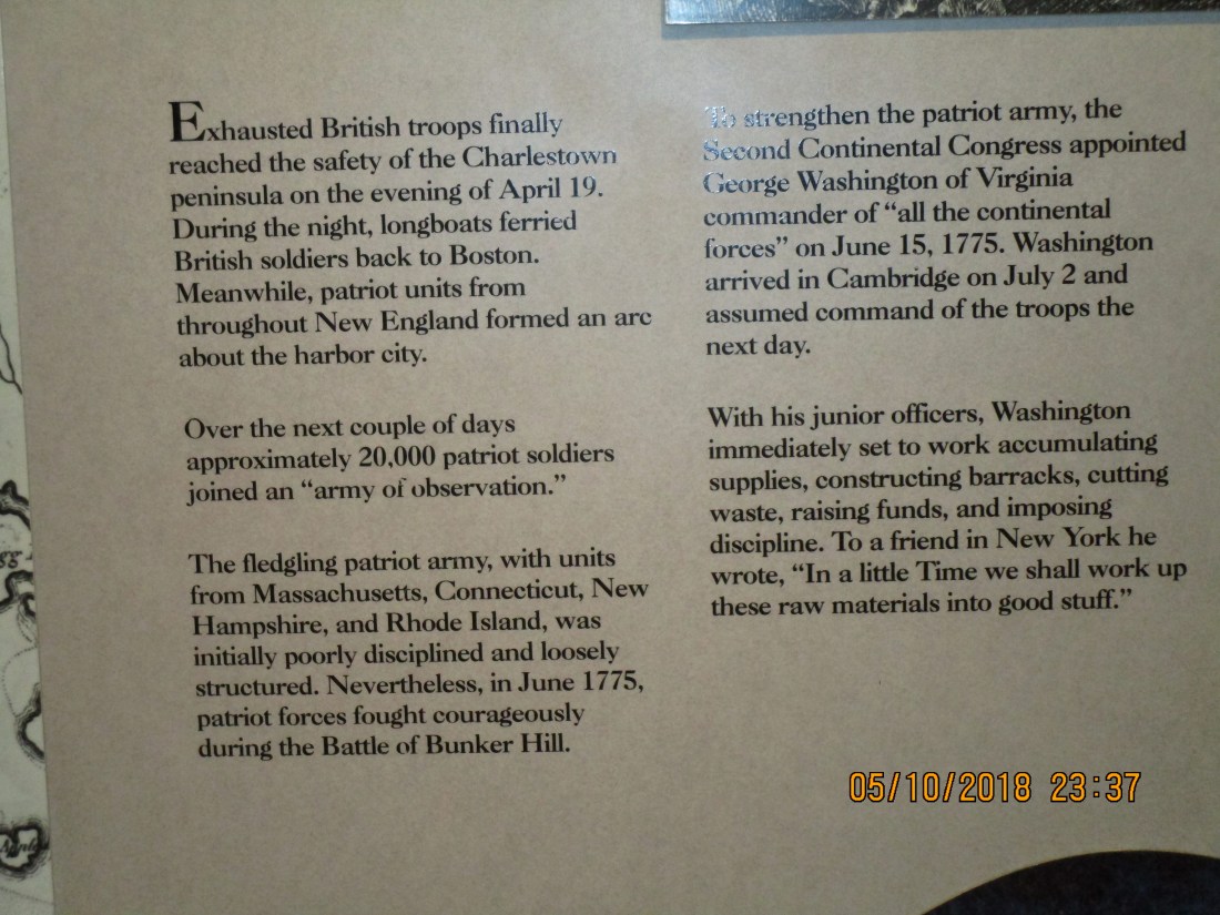 Seige of Boston British Return from Concord