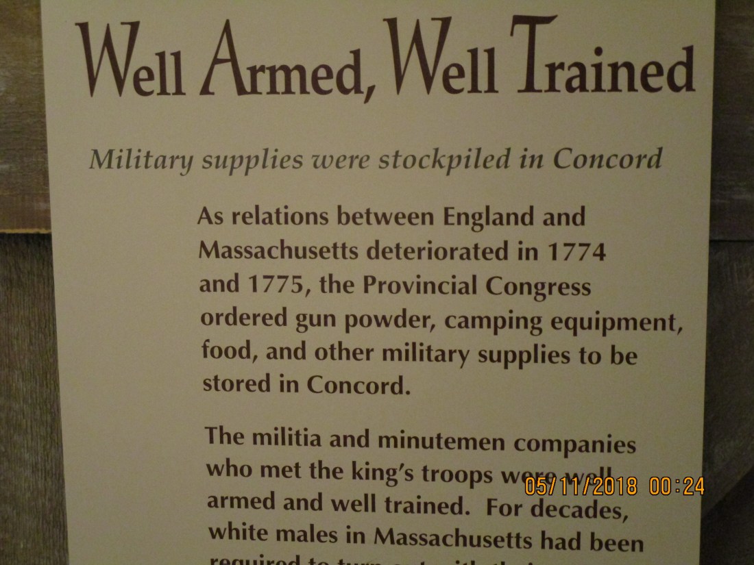 Weapons were stockpiled in Concord