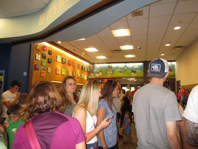 Ben and Jerry summer crowds
