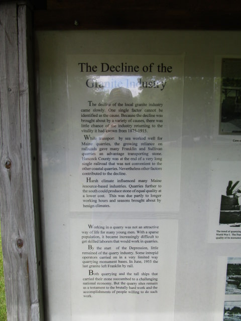 Franklin granite decline of