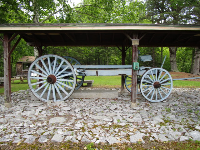 Franklin granite display galamander picture side