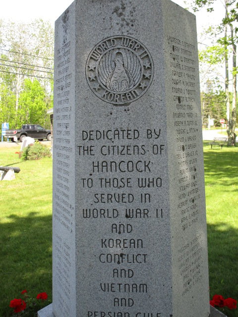 Hancock Vietnam Inscription