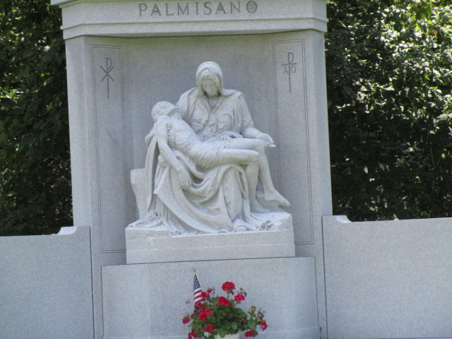 hope mary holding jesus crucified