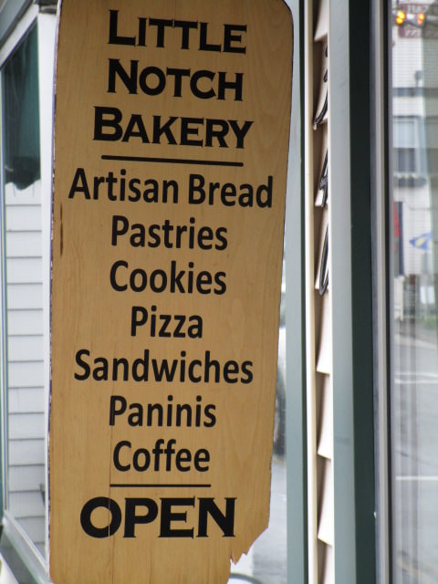 little notch bakery outside menu