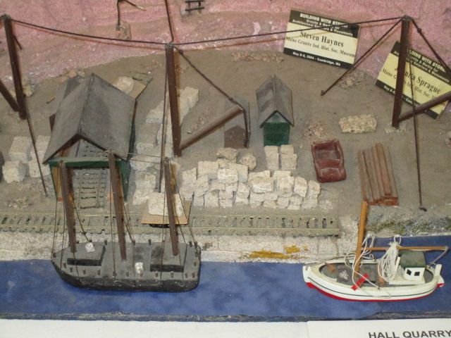 maine granite museum hall quarry model