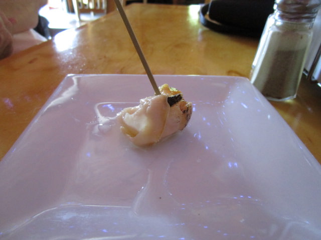 pickled wrinkles in person on the plate