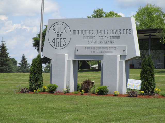 Rock of Ages entrance sign