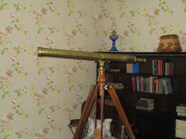 roosevelt cottage the parlor franklin telescope