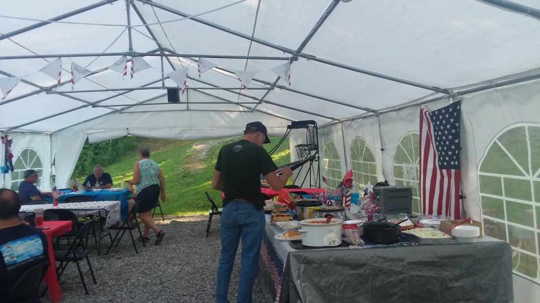 RV Picnic Spread of Food