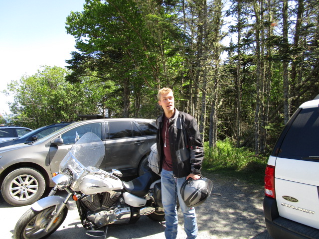 sam and motorcycle