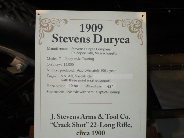 Saturday coffee and donuts 1909 stevens durvea