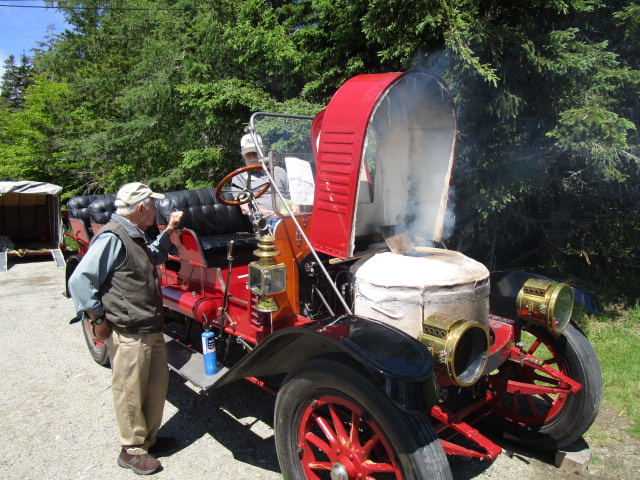 Saturday coffee and donuts wagon trying to fire it up 2