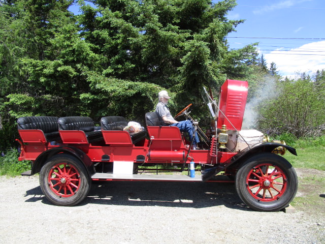 Saturday coffee and donuts wagon trying to fire it up