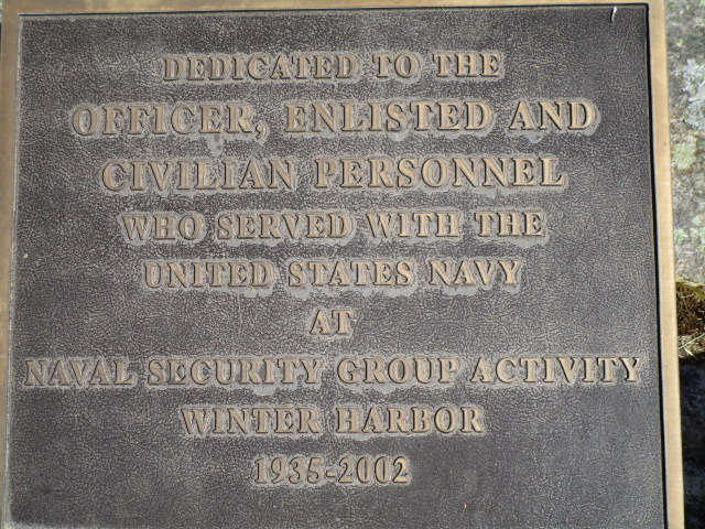 schoodic institute memorial those who worked there plaque