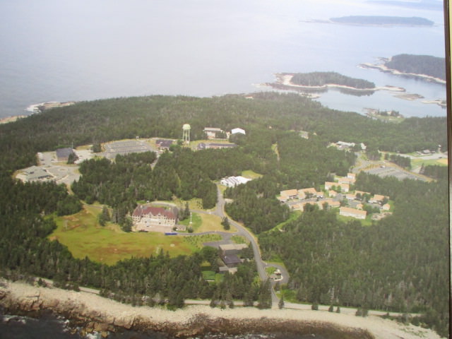 schoodic institute navy heritage view from above