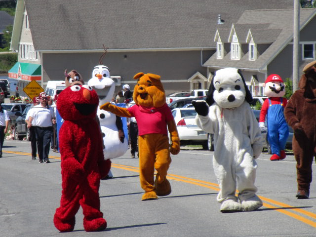 Shriners Parade march of mascots best