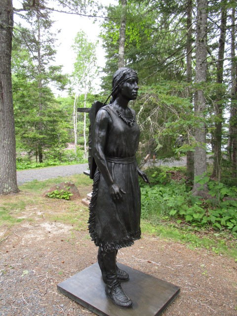 St Croix path plaque and sculpture 2
