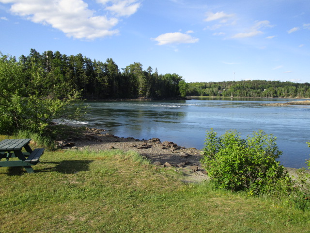 tidal falls high tide