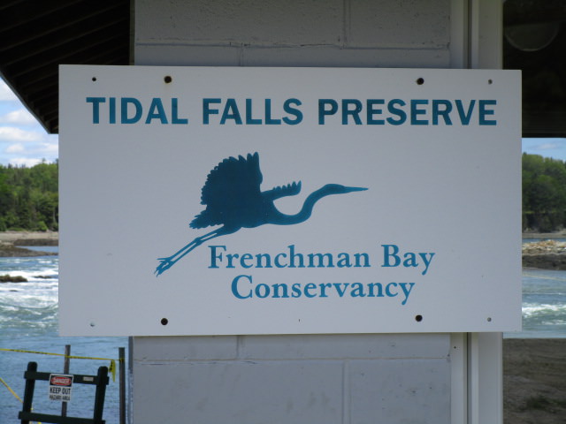 Tidal Falls Sign