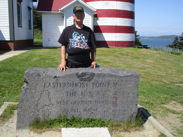west quoddy sign eastern most point and me
