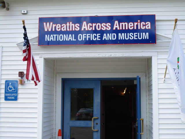 wreaths across america entrance sign best