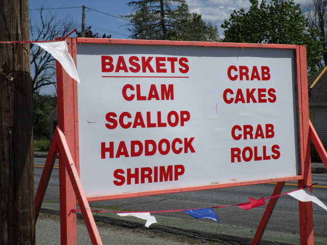 Yu take out menu board