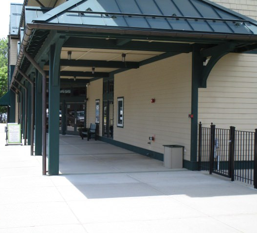 antique boat museum outside view long view