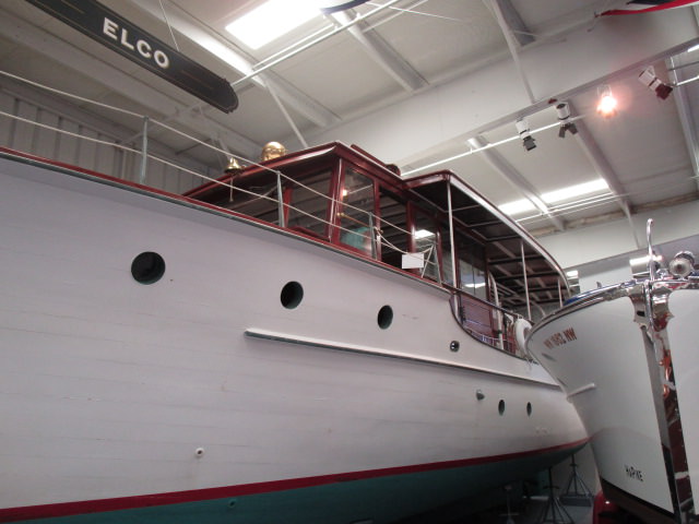 cleveland dodge memorial launch building national motorboat show elco 42 picture of fm front