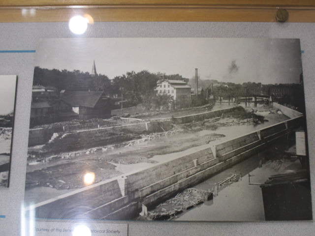erie barge canal flooding the flats building the new locks