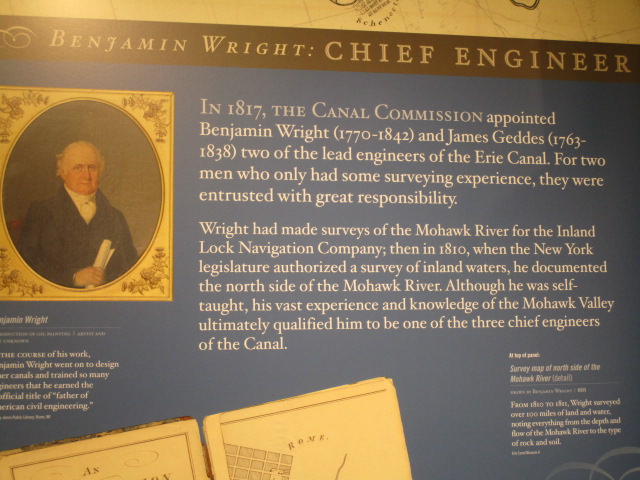 erie canal ben wright chief engineer