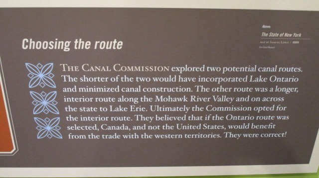 erie canal choosing the route