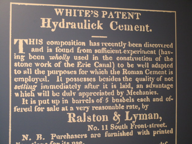 erie canal miracle cement 1