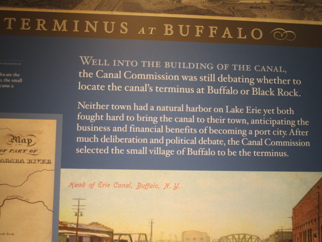 erie canal where to end the controversy