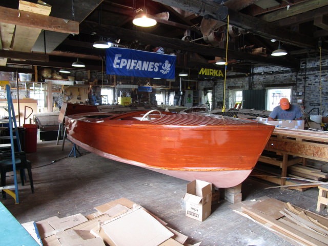 general boat being restored donated to museum