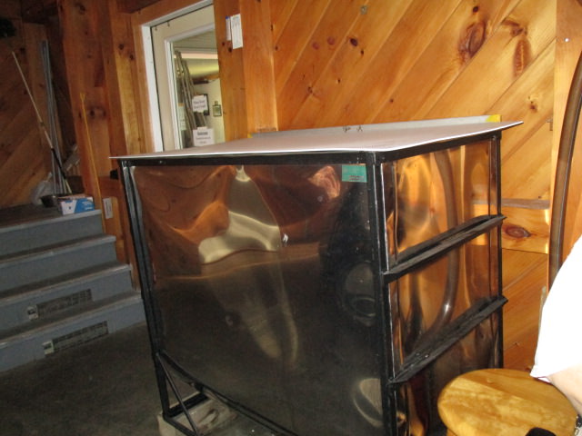 Goodrich overall view of evap save tank then to the basement