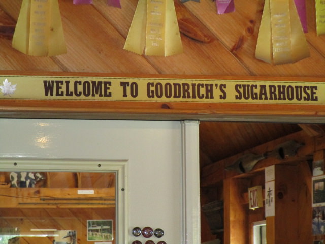 Goodrich welcome sign