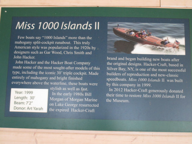 McNally Yacht House miss 1000 islands also our tour boat