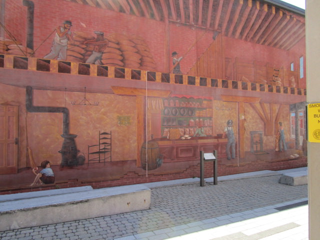 mural on side of building