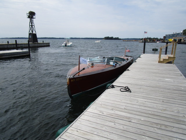 our tour boat at dock replica miss 1000 islands